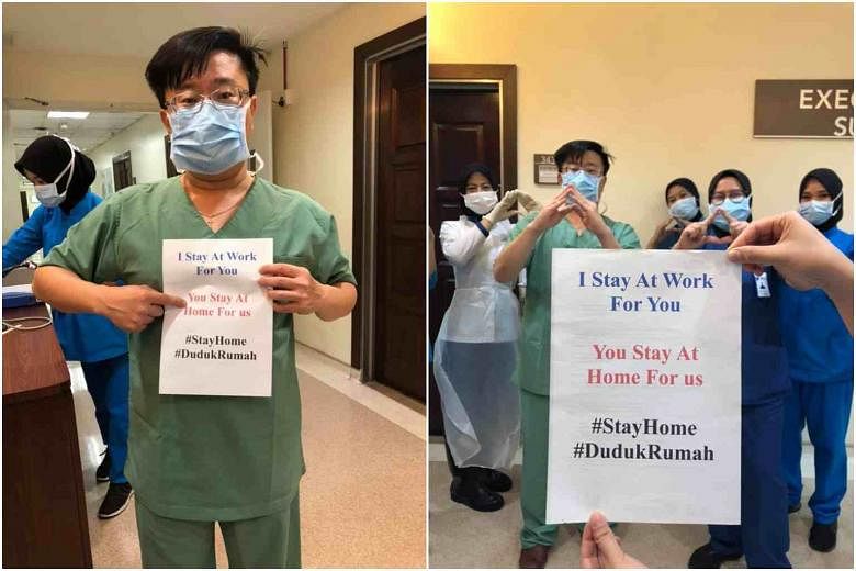 Coronavirus: Dua tagar Malaysia, termasuk #StayAtHome, menjadi tren di tengah pembatasan pemerintah